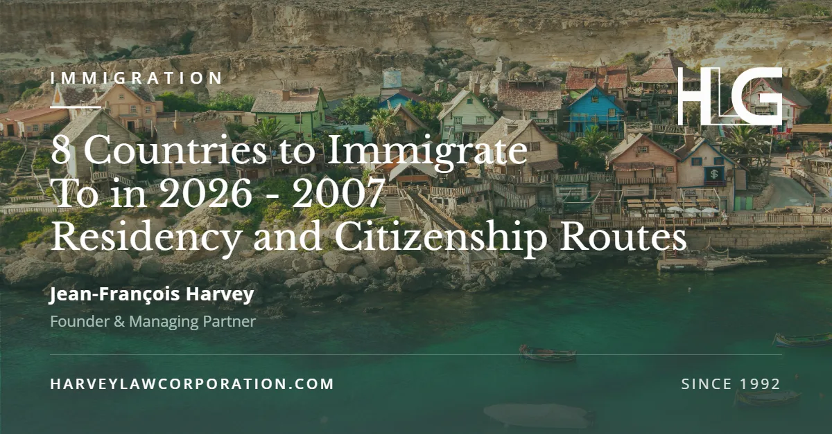 Countries to Immigrate To